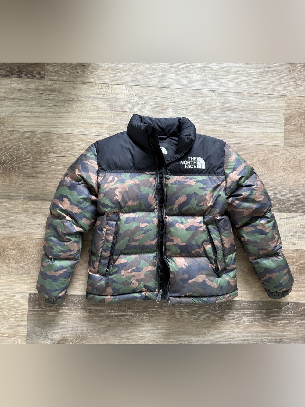 The North Face Black Insulated Jacket with Logo Patch